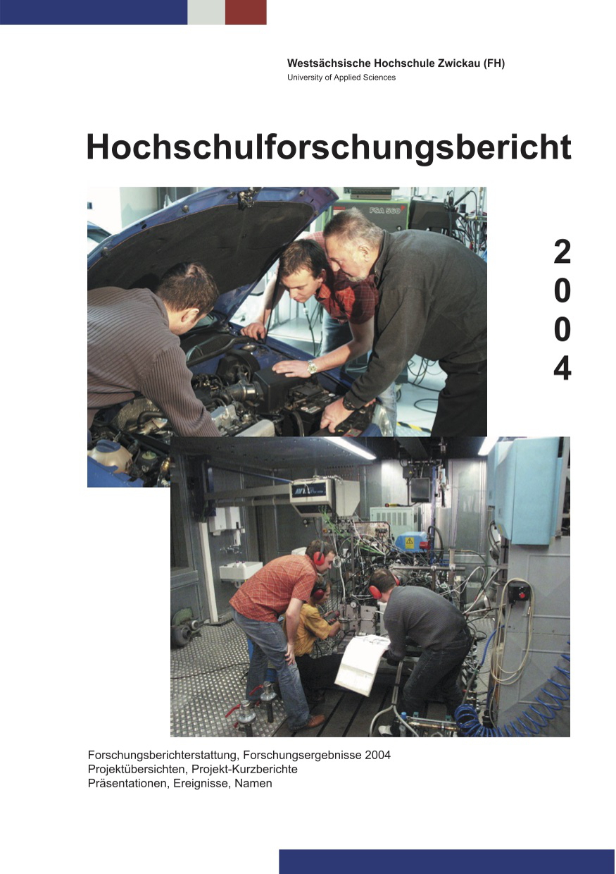 Cover vom Forschungsbericht 2004