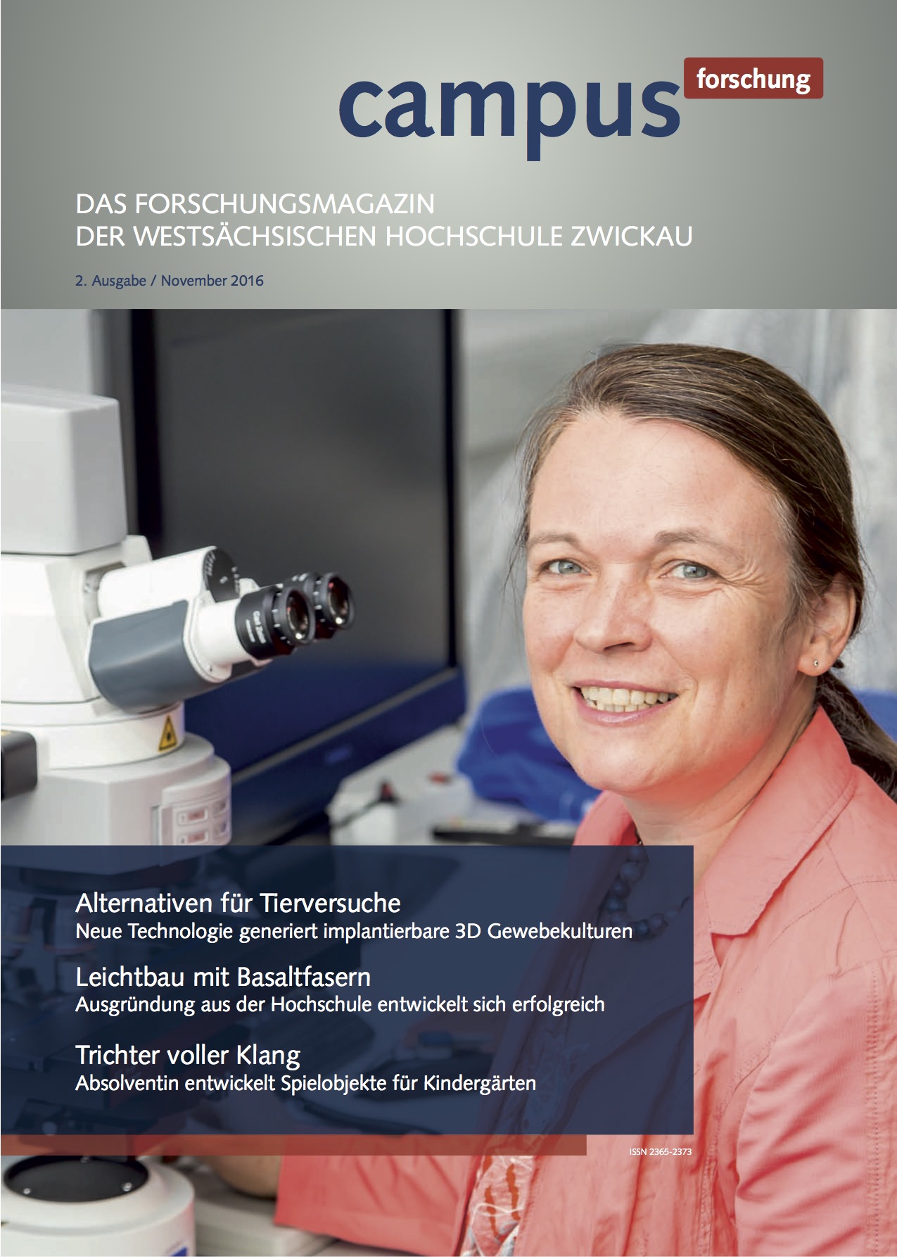 Cover vom Forschungsmagazin Campus forschung 2016